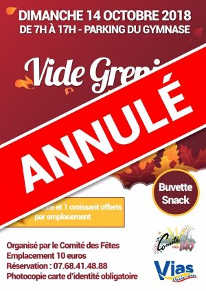 07 COM vide grenier annulé