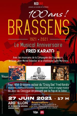 affiche brassens 100 ans Vias