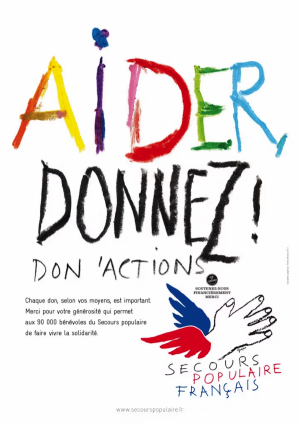 affiche campagne secours populaire