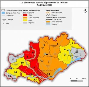 CARTE SECHERESSE