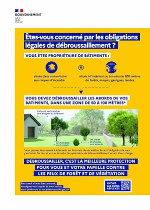 Obligations légales débroussaillement