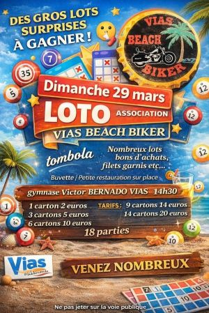 Vias beach biker