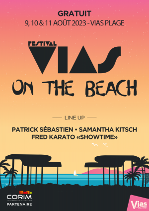 Vias on the beach A4